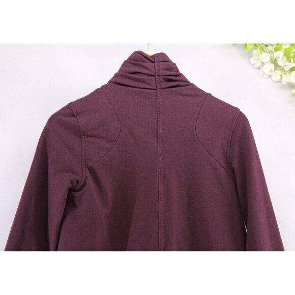 Lululemon Women's That's a Wrap Stretch French Terry Jacket Heathered Bordeaux D - Picture 4 of 9